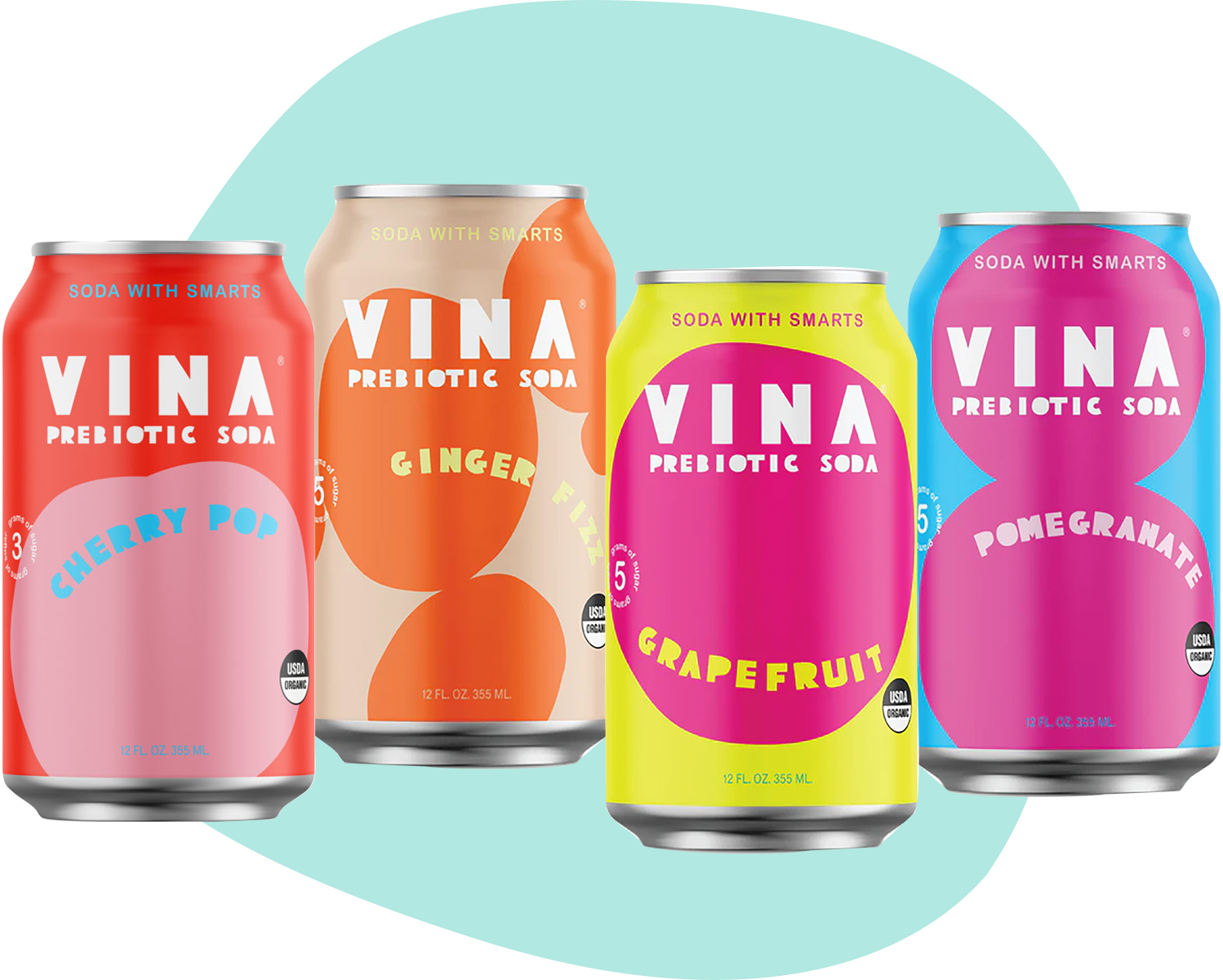 Beverage Packaging Innovation #19: Vina Prebiotic Soda