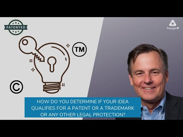 How do you determine if your idea qualifies for a patent or a trademark or other legal protection?