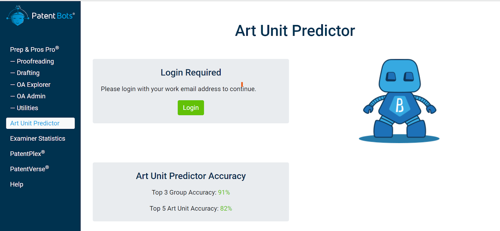 Art Unit Predictor by PatentBots