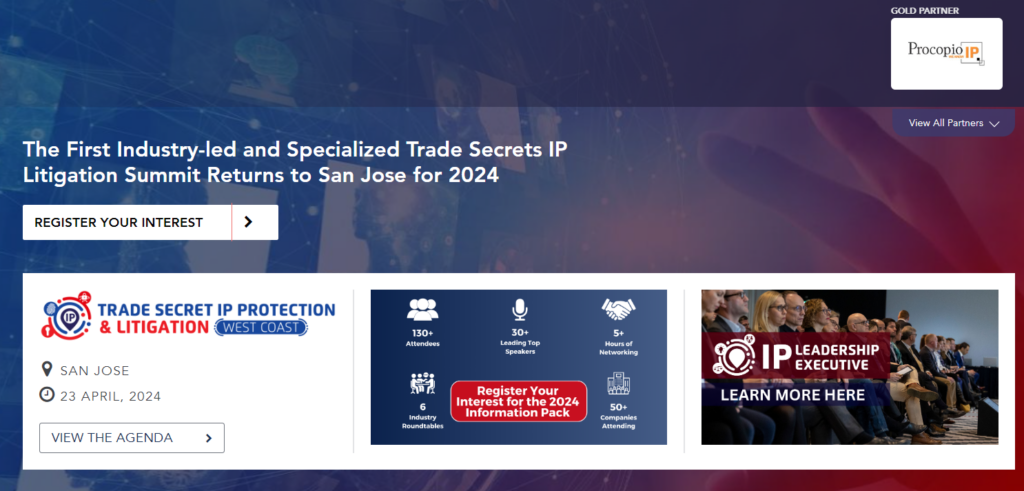 #10 IP Summit 2024: Trade Secrets IP Protection & Litigation Summit