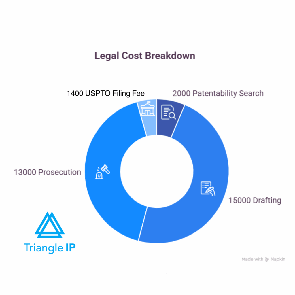 Software Patent Cost Prediction: Mandatory legal cost breakdown