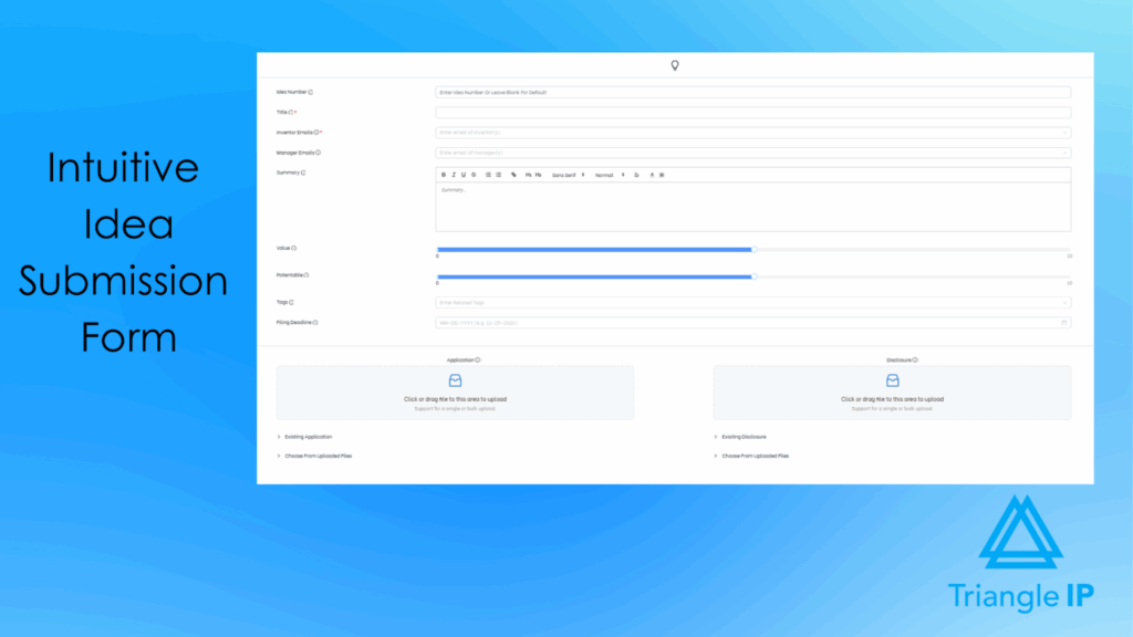 idea submission form-idea management software