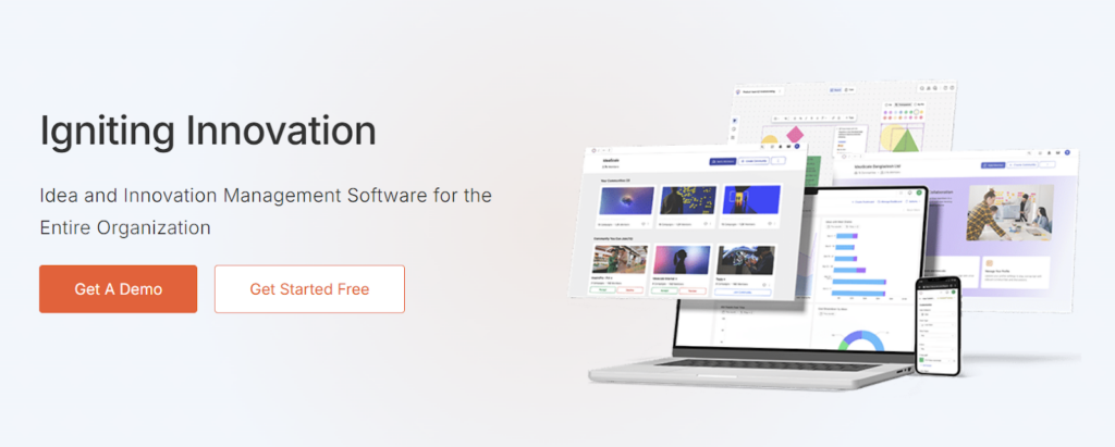Ideascale homepage- idea organization software
