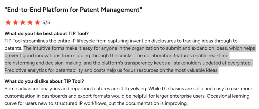 MaxVal Symphony Alternative: The TIP Tool™'s user review